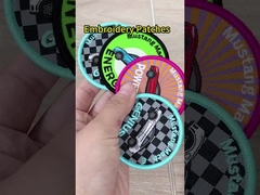 Van de Brievenflarden van de douanesteekproef het Stijl Geborduurde Ijzer van de het Borduurwerkgrens bij de Steun van Geweven Flarden