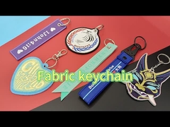 Gepersonaliseerde Geborduurde Keychains, Keperstof Achtergrondoem Borduurwerksleutel FOB