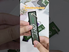 De vormdouane borduurde Zeer belangrijke ketting, Keperstof/Stof Proefkey tag