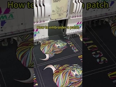 Zelfklevende opstrijkbare geborduurde patches Aangepaste beveiligingsuniforme patches