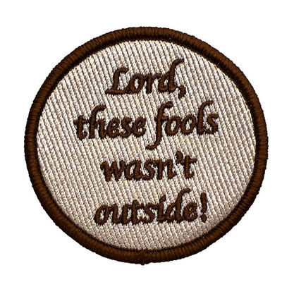 De Douane Logo Embroidery Patches PMS van het woordenontwerp kleurt Opnieuw te gebruiken Stainable
