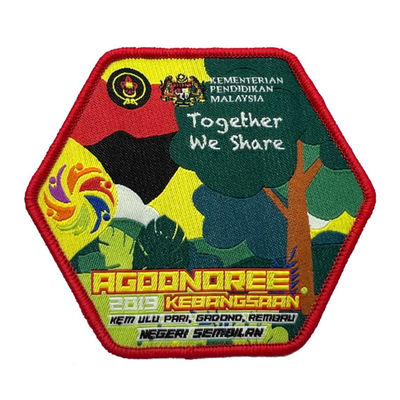 Wasbare aangepaste brandweerpatches Krimpvrije aangepaste teampatches