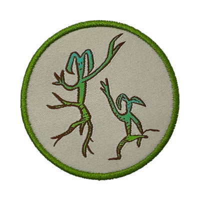 5CM Ijzer op de Grens Eenvoudige Stijl van Merrowed van Kledingsflarden Weinig Leuk Ontwerp