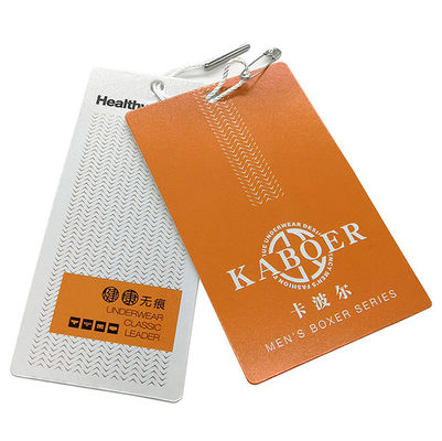 Douane Gedrukt Kledend Hang Tags 250gsm - 2000gsm-Ambachtdocument Materiaal
