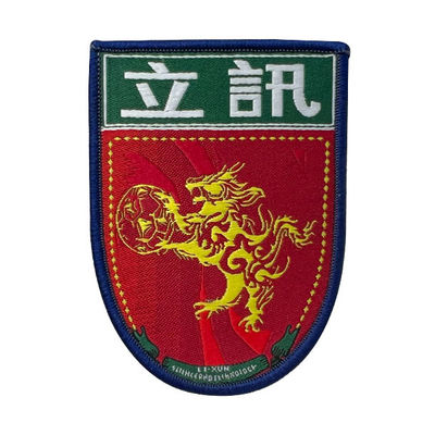 Geweven de Flarden Hete Smelting van het douane Chinese Element Garen met Merrow-Grens