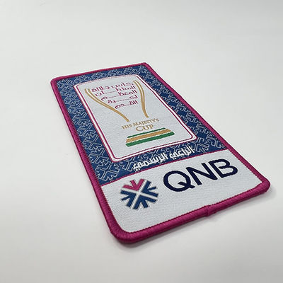 De Grens van douanelogo uniform woven badge merrow naait op Borduurwerkflarden voor Kledingstuk