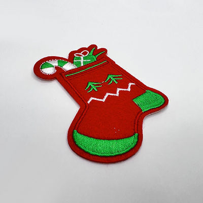De Kerstmisgift mept het Douane Geborduurde Ijzer van de Flarden Wasbare Gevoelde Stof bij de Steun