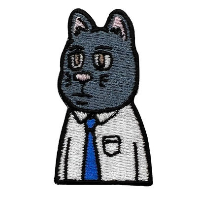Leuke M. Wolf 5 Kleur Geborduurde de Keperstofstof van het Douaneflard met Borduurwerkgrens