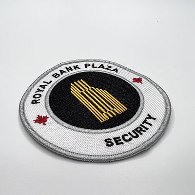 Speciaal Logo Custom Embroidery Patch 12 Kleuren om Cirkel Vriendschappelijke Eco