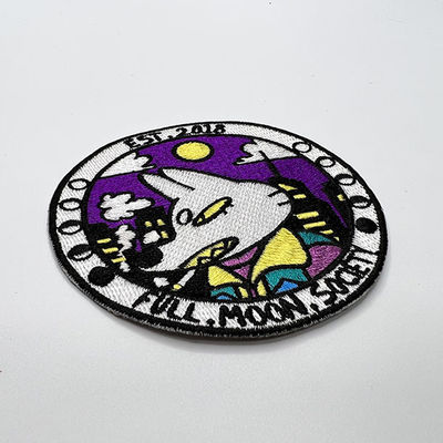Het ronde Kleine Borduurwerk herstelt Karton Wolf Stick On Backing With 7 Kleuren