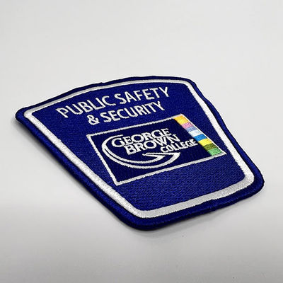 Custom Logo Borduurwerk Opstrijk Patch Merrow Border Custom Borduurwerk Patch