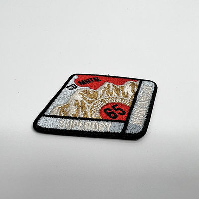 Hoed / Kleding Schouder Opstrijkbare Geborduurde Badges 12 Kleuren Twill Stof 100% Polyester
