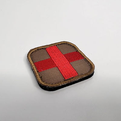 Duurzame Eco-vriendelijke op maat geborduurde patches opstrijkbare Merrow Border