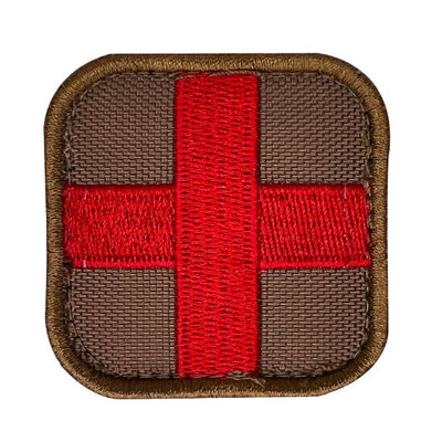 Duurzame Eco-vriendelijke op maat geborduurde patches opstrijkbare Merrow Border