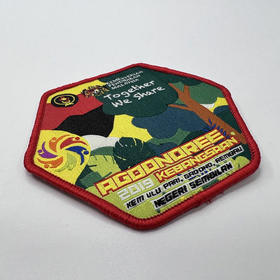 Wasbare aangepaste brandweerpatches Krimpvrije aangepaste teampatches