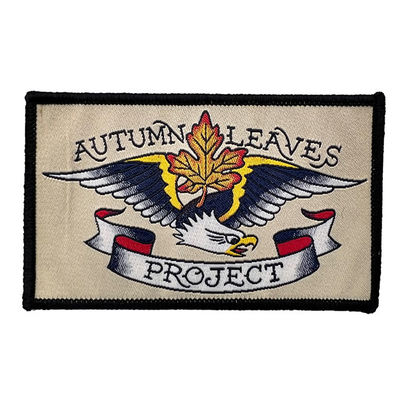 Wasbaar Ijzer op de Douane Logo Shoulder Woven Patches van Borduurwerkflarden