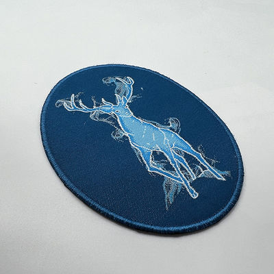 100% het zachte de Douanejasje van Polyesterdraden herstelt Ijzer op Denimflarden voor Overhemden