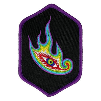 Douaneogen Logo Velcro Backing Embroidered Patches die Wasbare Geweven Flarden kleden