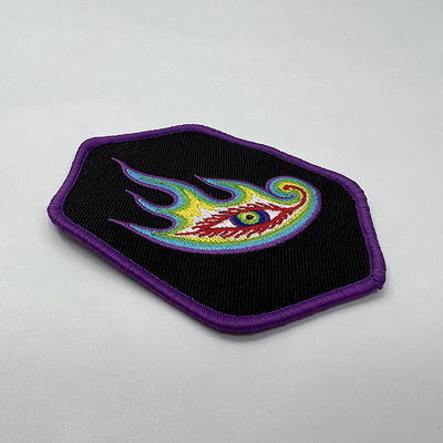 Douaneogen Logo Velcro Backing Embroidered Patches die Wasbare Geweven Flarden kleden
