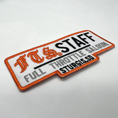 In het groot Douaneborduurwerk Logo Patch Iron On Badges voor Kleren