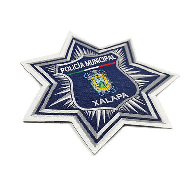 Hoeden en Zakkenijzer op Geweven Flardduidelijkheid Naar maat gemaakt Logo Patches
