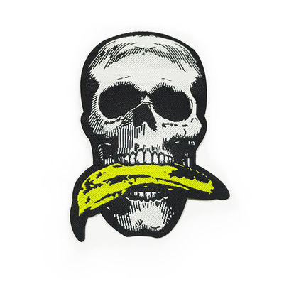 Het Ijzer van de kentekensstijl op Geweven Flarddouane Logo Patches For Clothes
