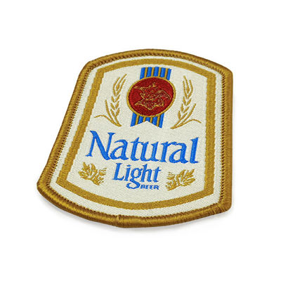 Merrow Rand Geweven Logo Patch/School Logo Iron On Patches