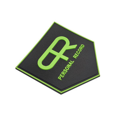 Gloed in de Donkere pvc-Flarden, Kleurrijk Polyvinyl pvc Logo Patch
