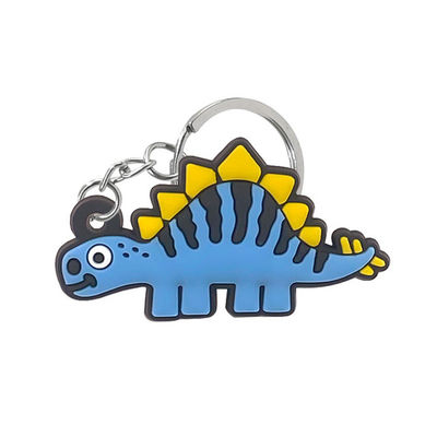 De Douane Zeer belangrijke keten van bevorderings Rubberlogo keychain flexible double sided