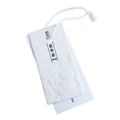 Kleding van Logo Hang Tag Cardboard Hangtags For van het douane de Eigen Merk