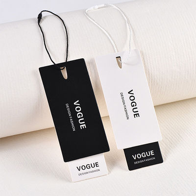Kleding van Logo Hang Tag Cardboard Hangtags For van het douane de Eigen Merk