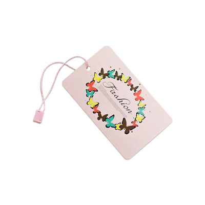 Logo Custom Clothing Hang Tags-OEM van de Matrijzenbesnoeiing Ontwerp voor Koopwaar