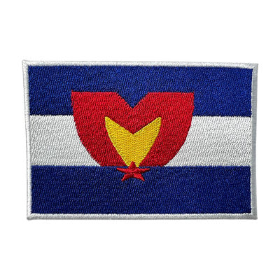 Nationaal de Keperstofijzer van het Vlag Nationaal Embleem op Geborduurde Aangepaste Flarden