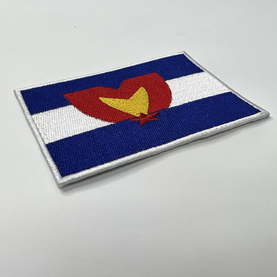 Nationaal de Keperstofijzer van het Vlag Nationaal Embleem op Geborduurde Aangepaste Flarden