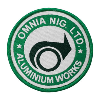 het Ijzer van 12C Pandone op Geweven Flard Waterdichte Douane Eco Mark Logo